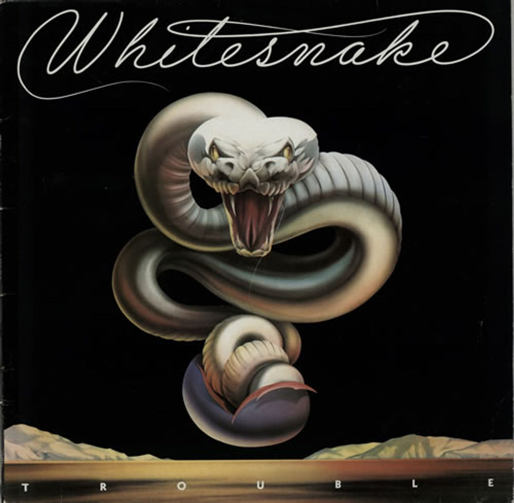 Whitesnake Trouble UK vinyl LP album (LP record) EMS1257