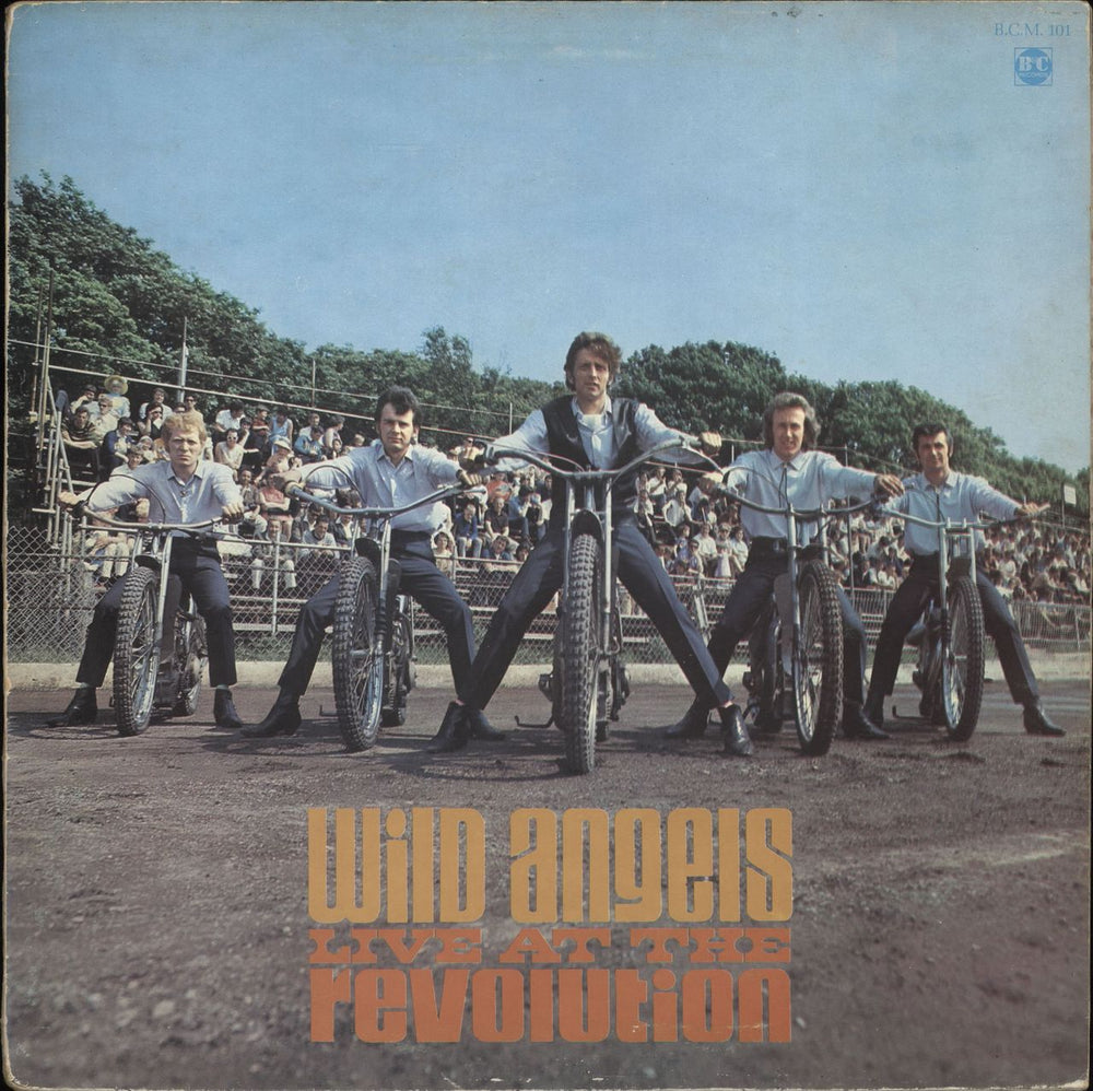 Wild Angels Live At The Revolution UK vinyl LP album (LP record) BCM101