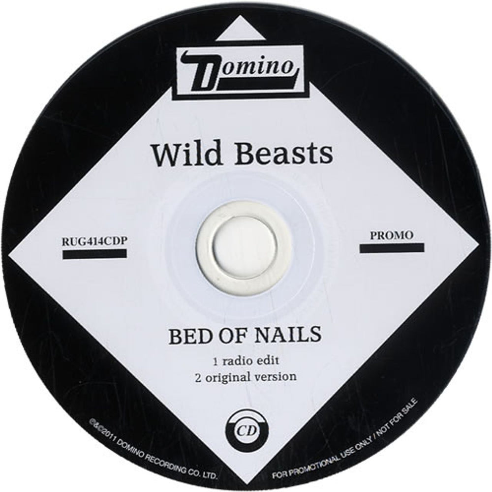 Wild Beasts Bed Of Nails UK Promo CD single (CD5 / 5") WJUC5BE598163