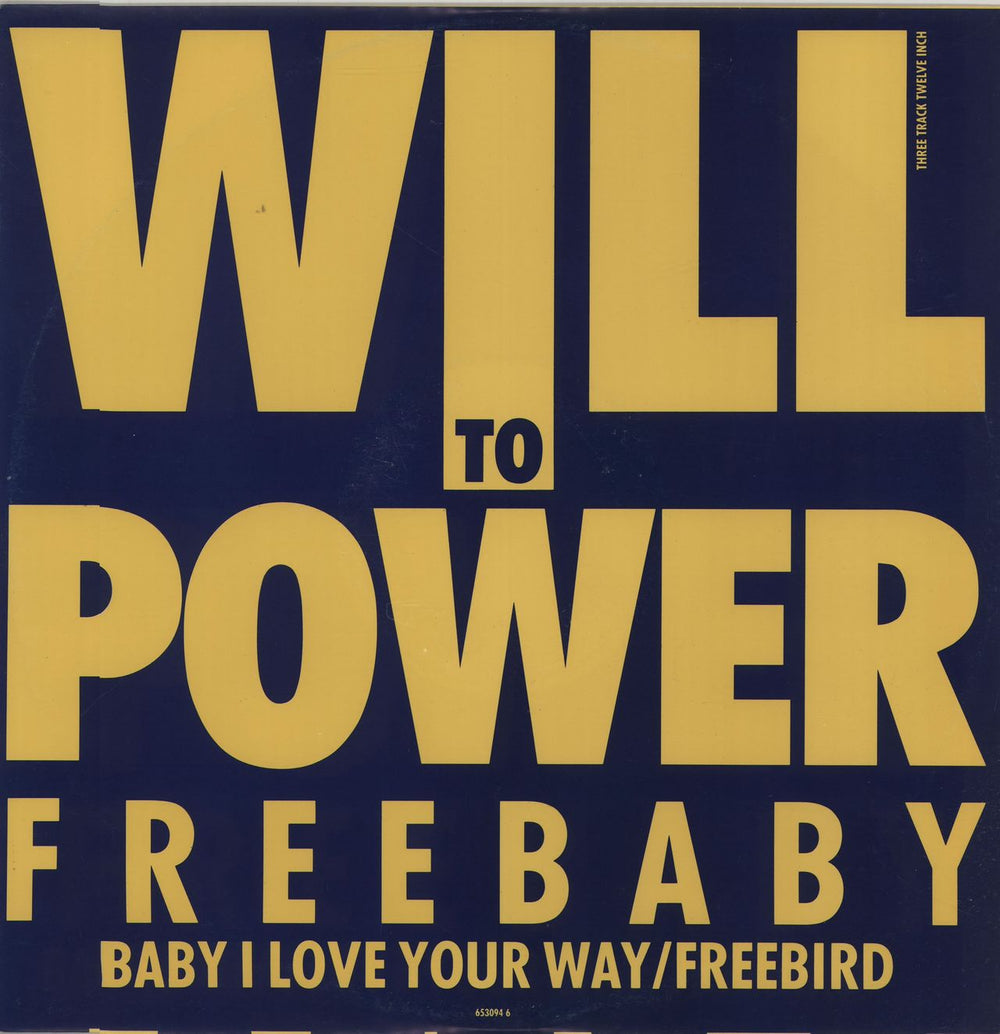 Will To Power Freebaby EP UK 12" vinyl single (12 inch record / Maxi-single) 6530946