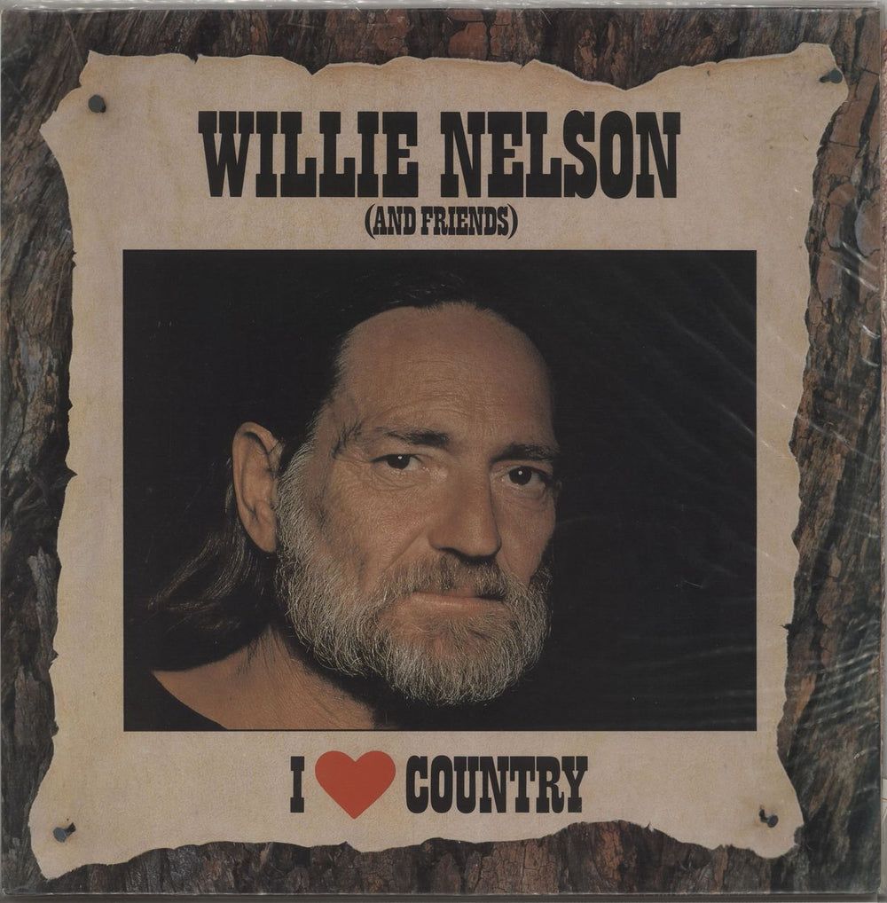 Willie Nelson I Love Country Dutch vinyl LP album (LP record) 54946