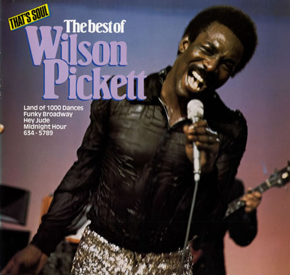 Wilson Pickett The Best Of Wilson Pickett German vinyl LP album (LP record) K50750