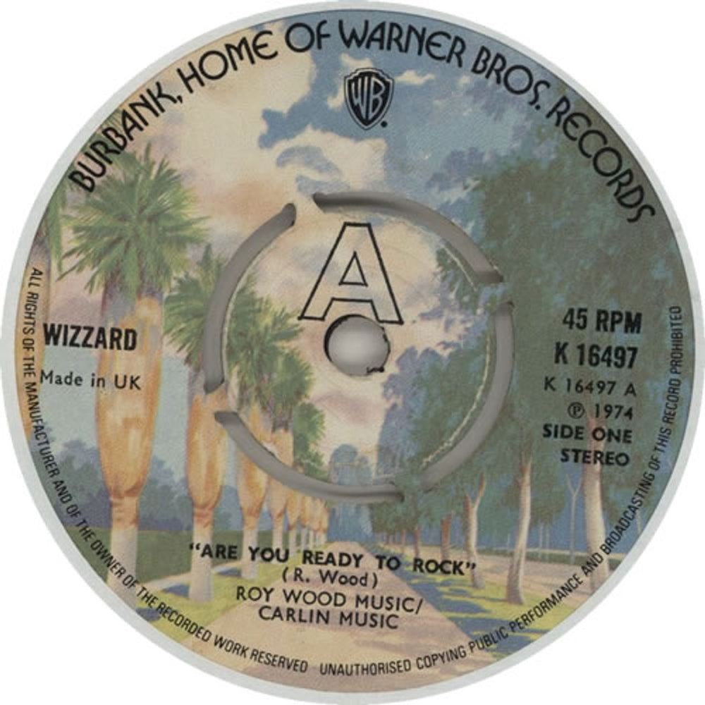 Wizzard Are You Ready To Rock - 1st UK 7" vinyl single (7 inch record / 45) K16497