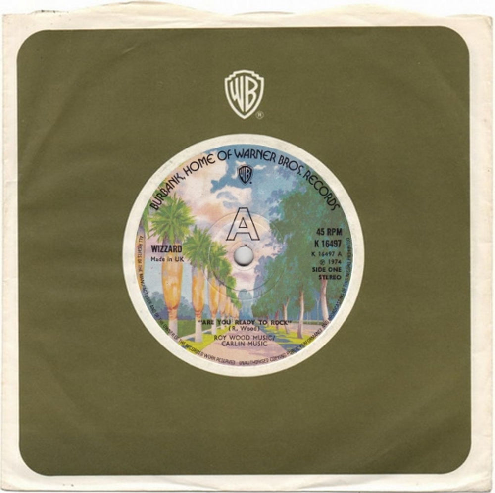 Wizzard Are You Ready To Rock - 2nd UK 7" vinyl single (7 inch record / 45) K16497