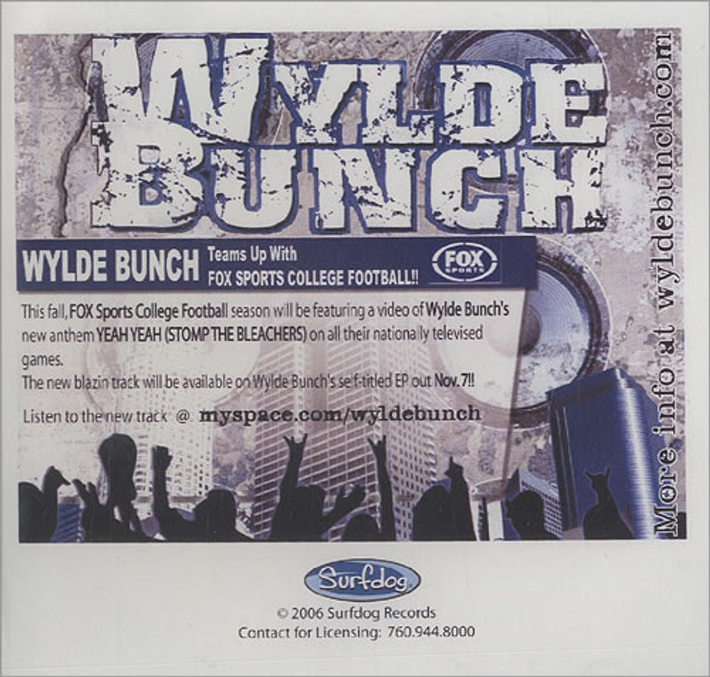 Wylde Bunch Wylde Bunch US CD-R acetate CD-R ACETATE