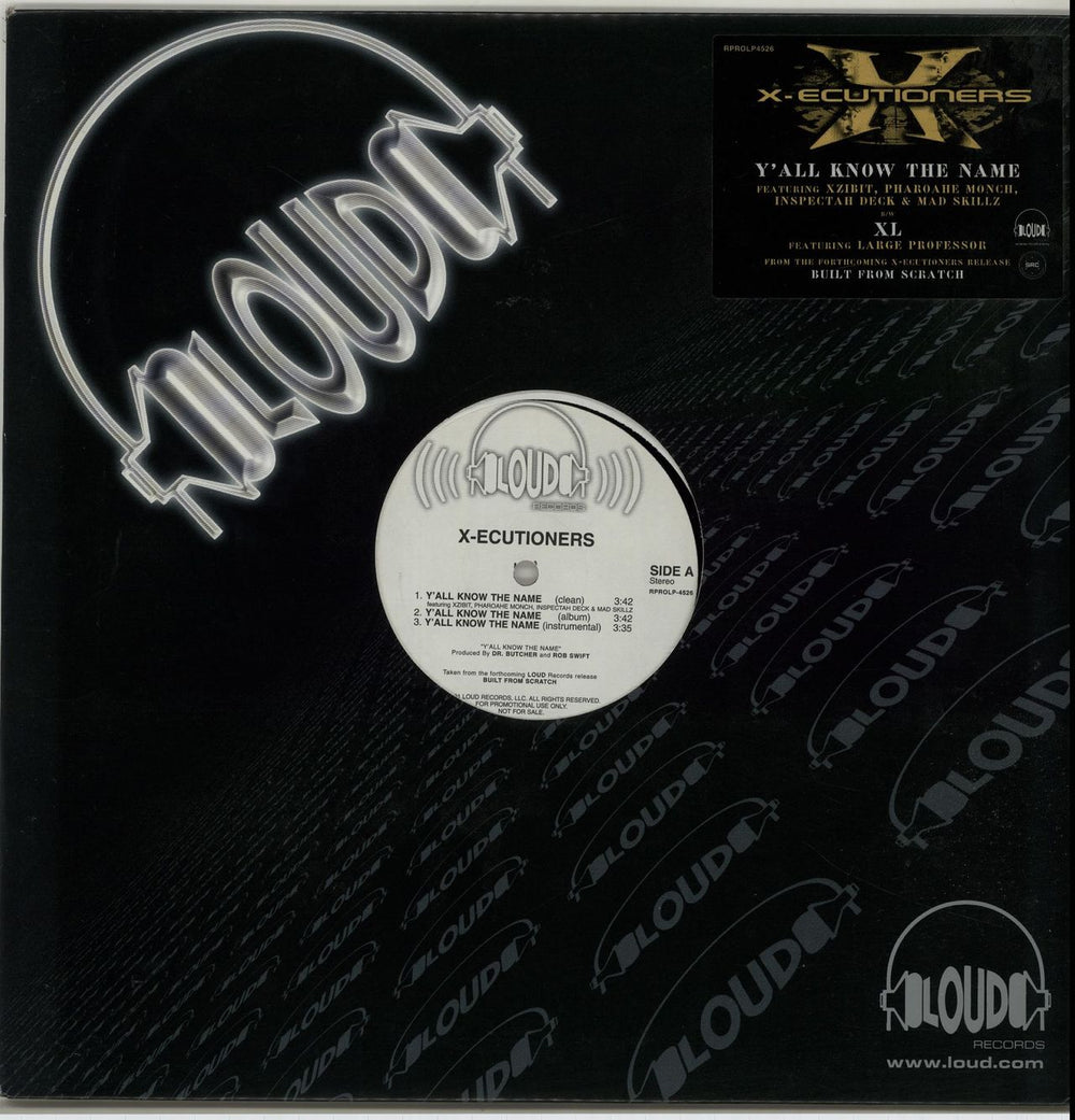 X-Ecutioners Y'all Know The Name US Promo 12" vinyl single (12 inch record / Maxi-single) RPROLP4526