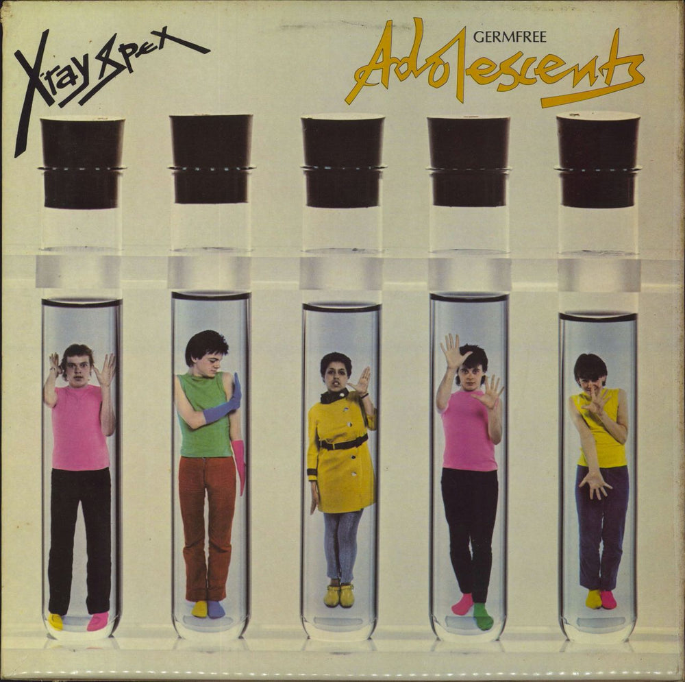 X-Ray Spex Germfree Adolescents - VG UK vinyl LP album (LP record) INS3023