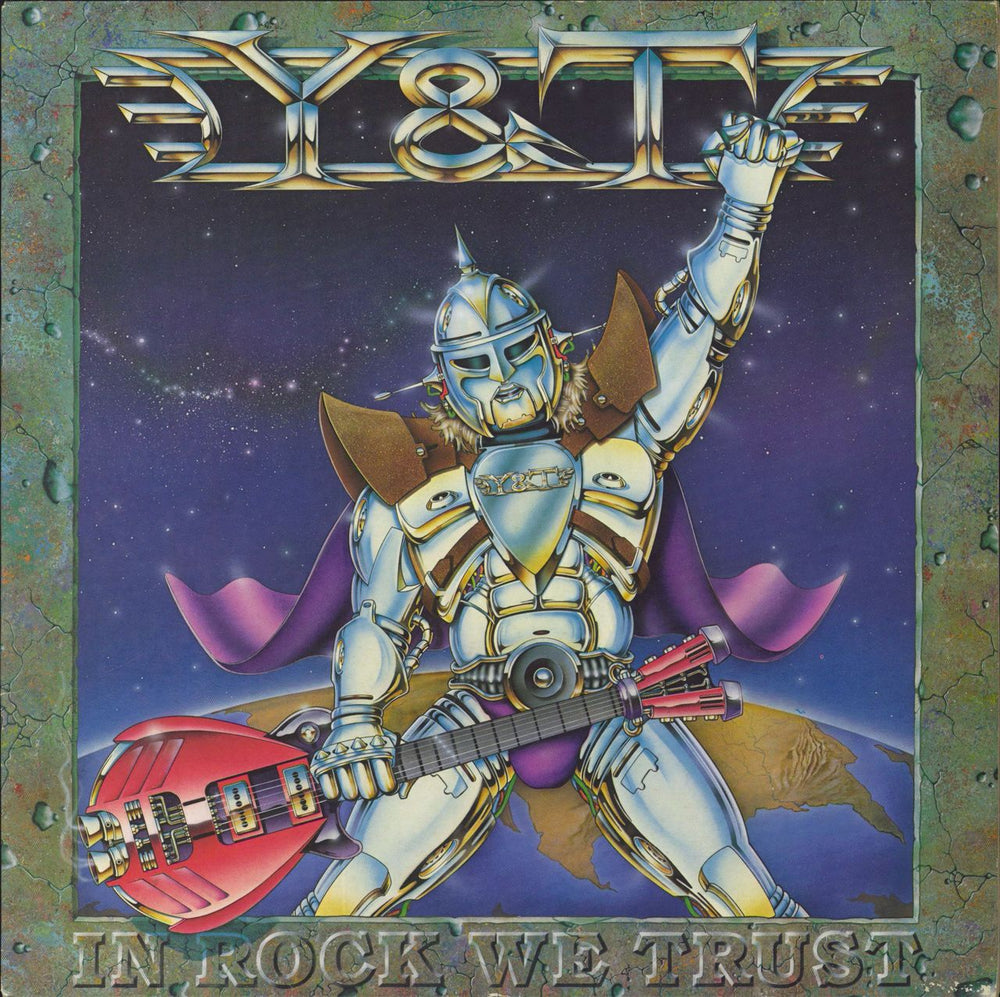 Y&T In Rock We Trust UK vinyl LP album (LP record) AMLX65007