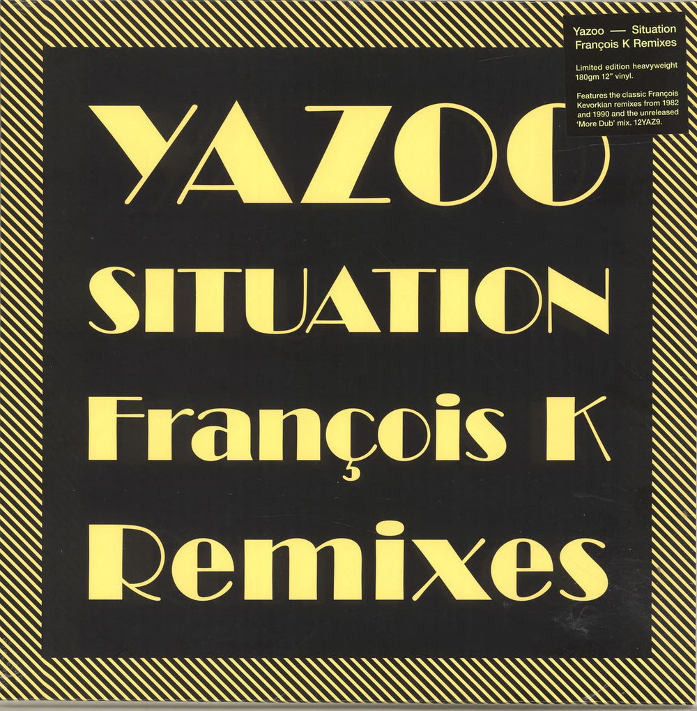 Yazoo Situation- RSD18 - 180gram Vinyl - Sealed UK 12" vinyl single (12 inch record / Maxi-single) 12YAZ9