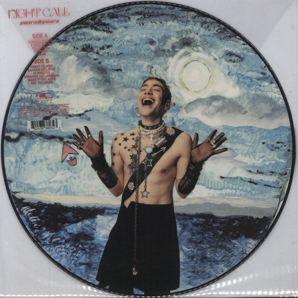 Years & Years Night Call - Picture Disc #1 UK picture disc LP (vinyl picture disc album) 3838034