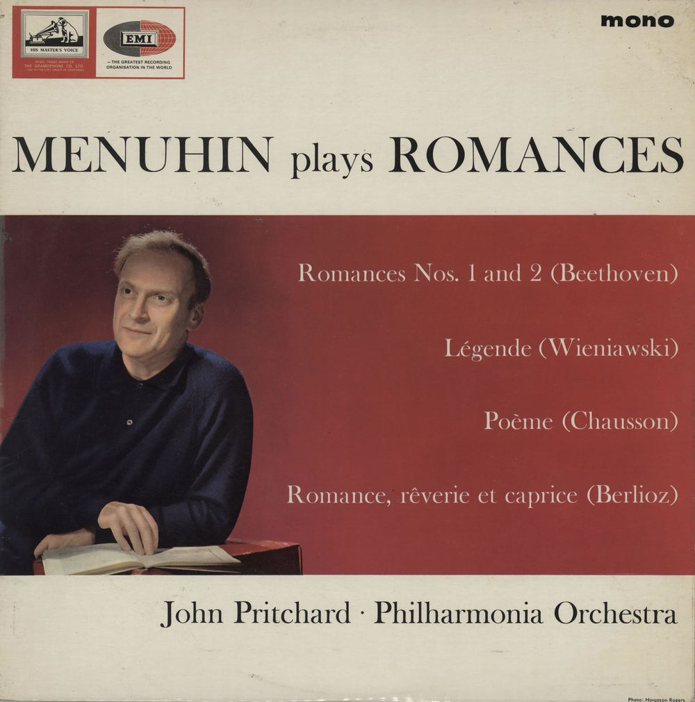 Yehudi Menuhin Menuhin Plays Romances UK vinyl LP album (LP record) ALP2070