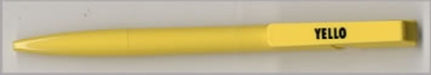 Yello Promotional Biro UK Promo memorabilia PROMO BIRO