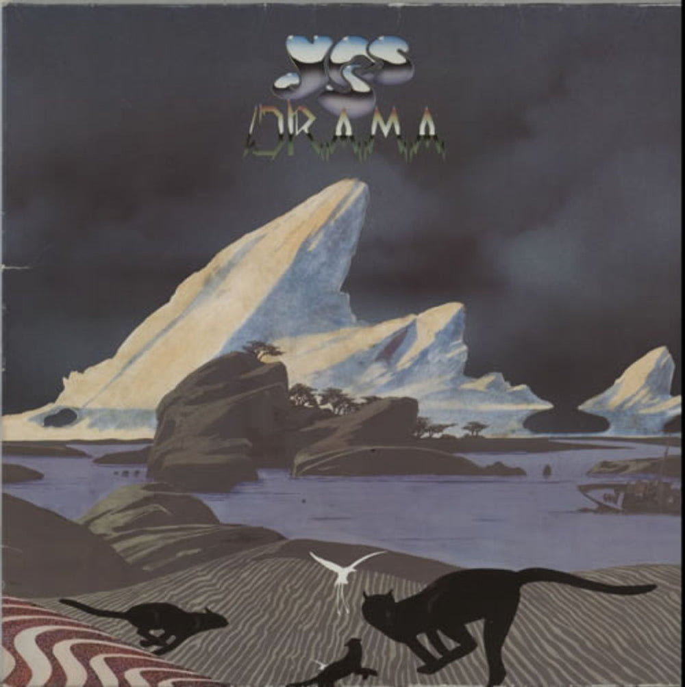 Yes Drama German vinyl LP album (LP record) ATL50736