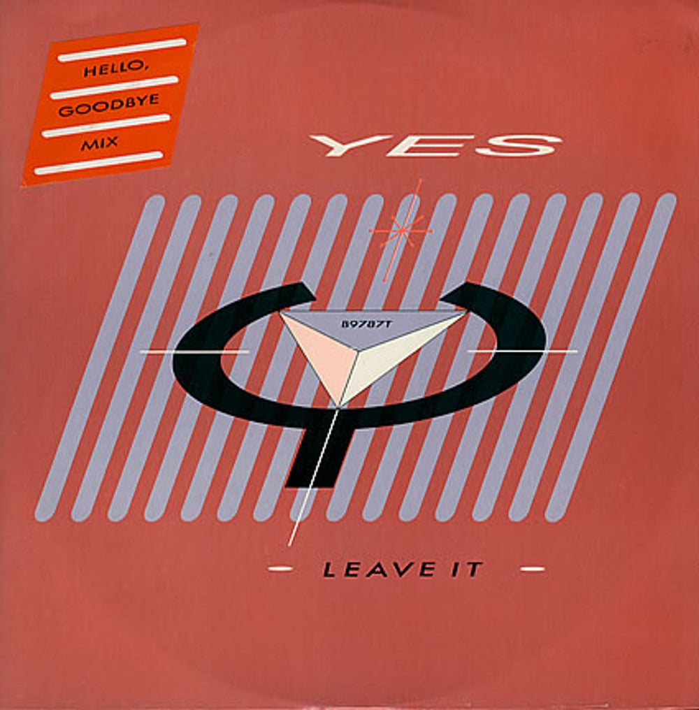 Yes Leave It UK 12" vinyl single (12 inch record / Maxi-single) B9787T