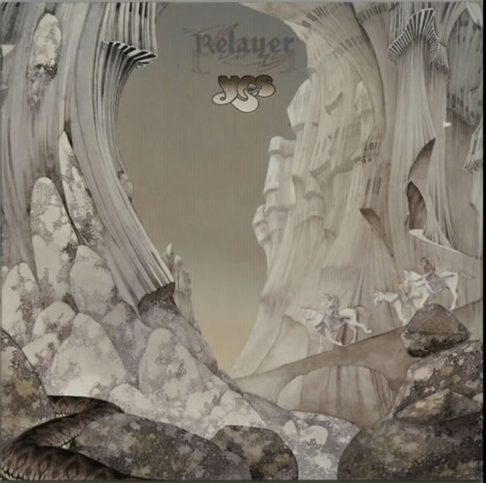 Yes Relayer - 80s German vinyl LP album (LP record) ATL50096