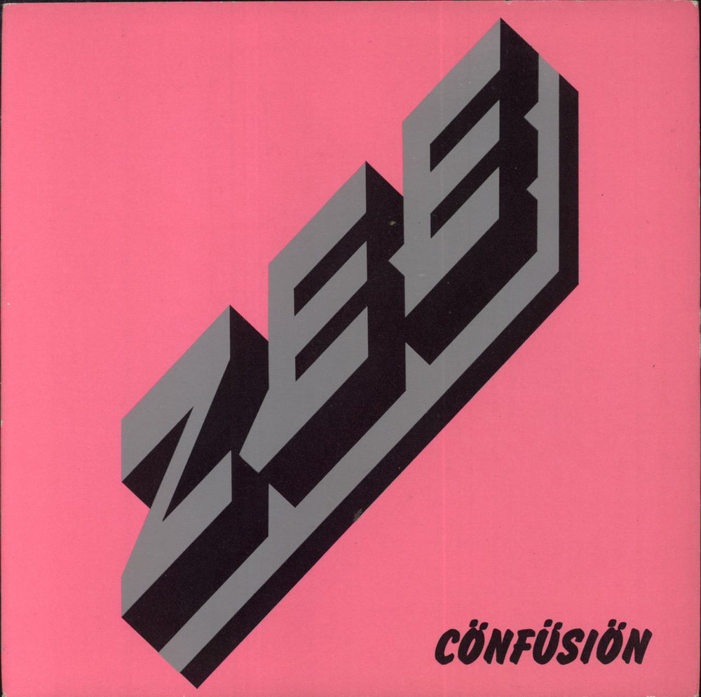 Zee Confusion UK 7" vinyl single (7 inch record / 45) HAR5227
