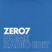 Zero 7 Home UK Promo CD single (CD5 / 5") SAM00910