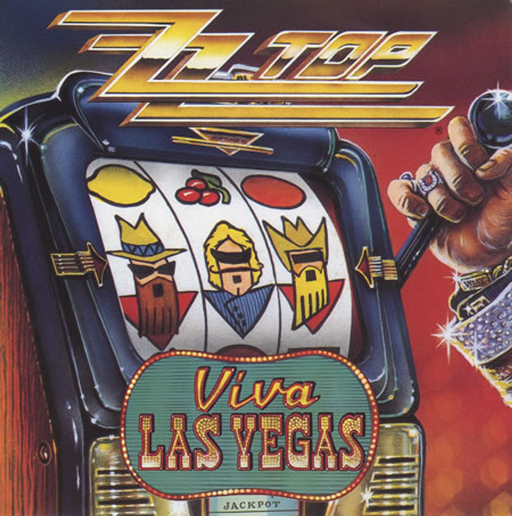 ZZ Top Viva Las Vegas German 7" vinyl single (7 inch record / 45) 5439189797